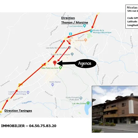 Aux Gets - 8 Pers, 350m Du Centre, Terrasse Et Balcon - Fr-1-623-90 * Les Gets